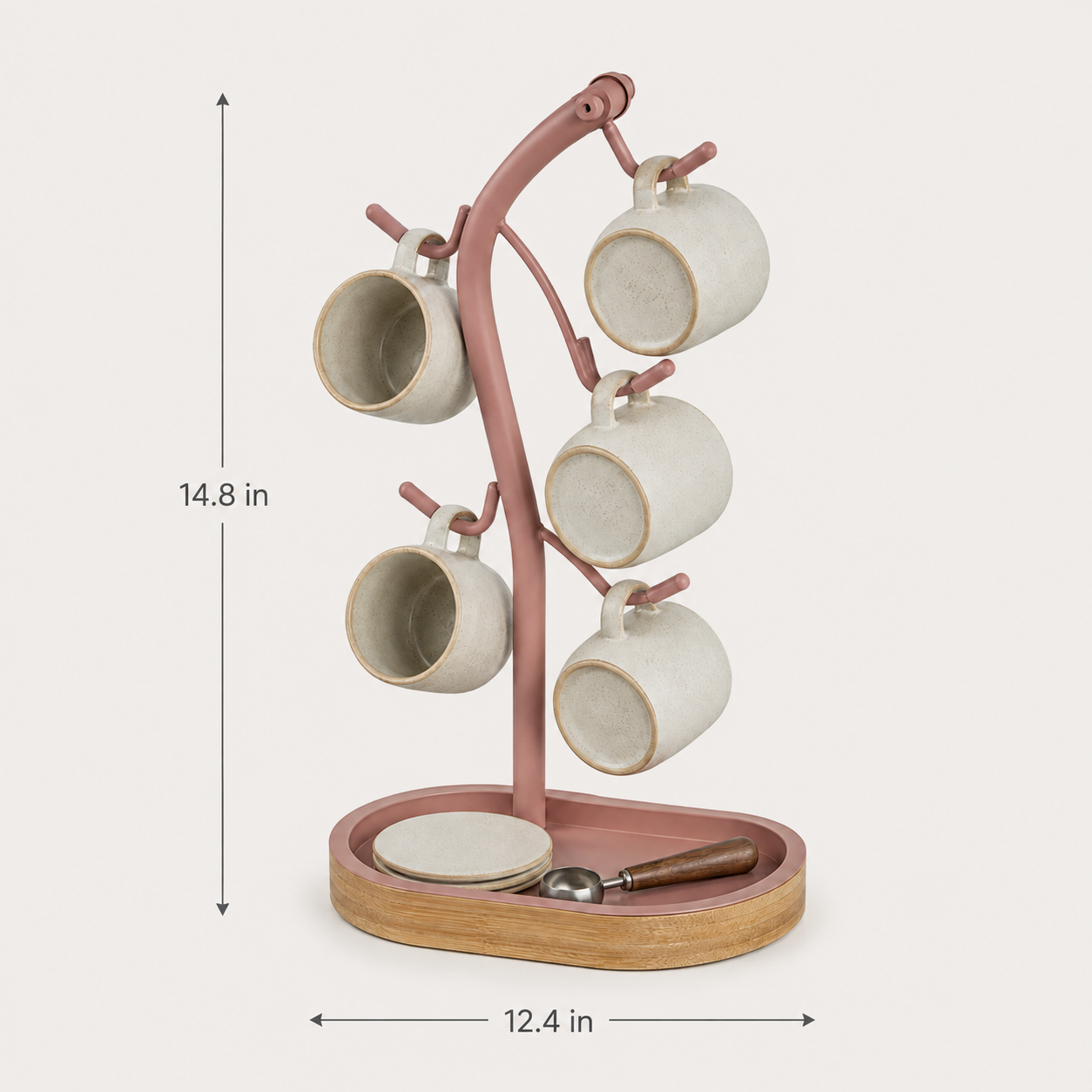 RiseArc Mug Display Rack