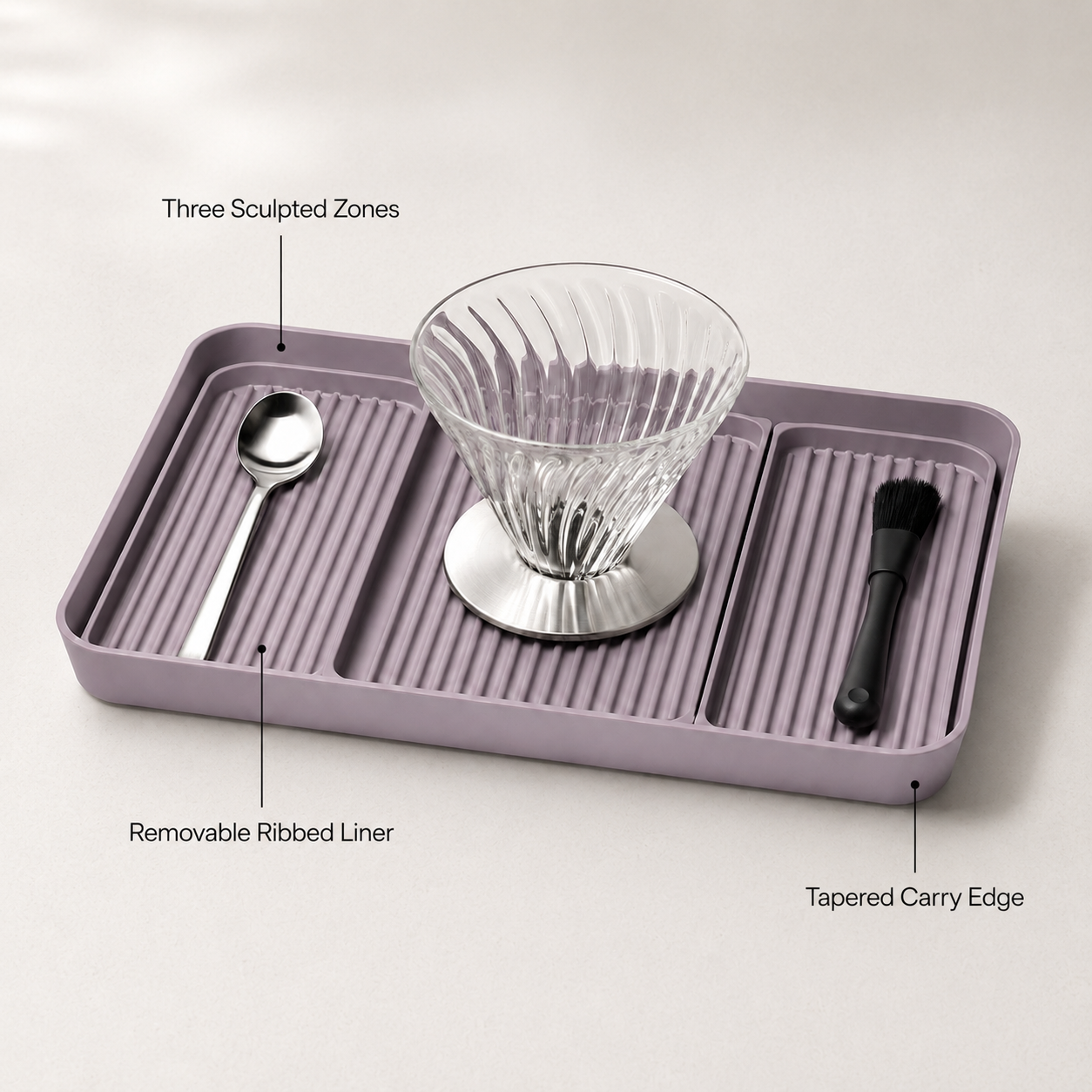 PebbleCatch Coffee Accessory Tray