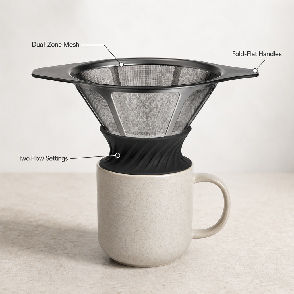 TwinFlow Reusable Coffee Dripper