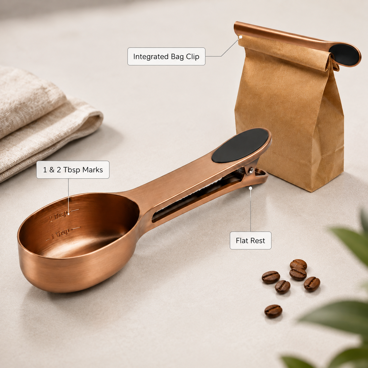 ClipNest Coffee Scoop