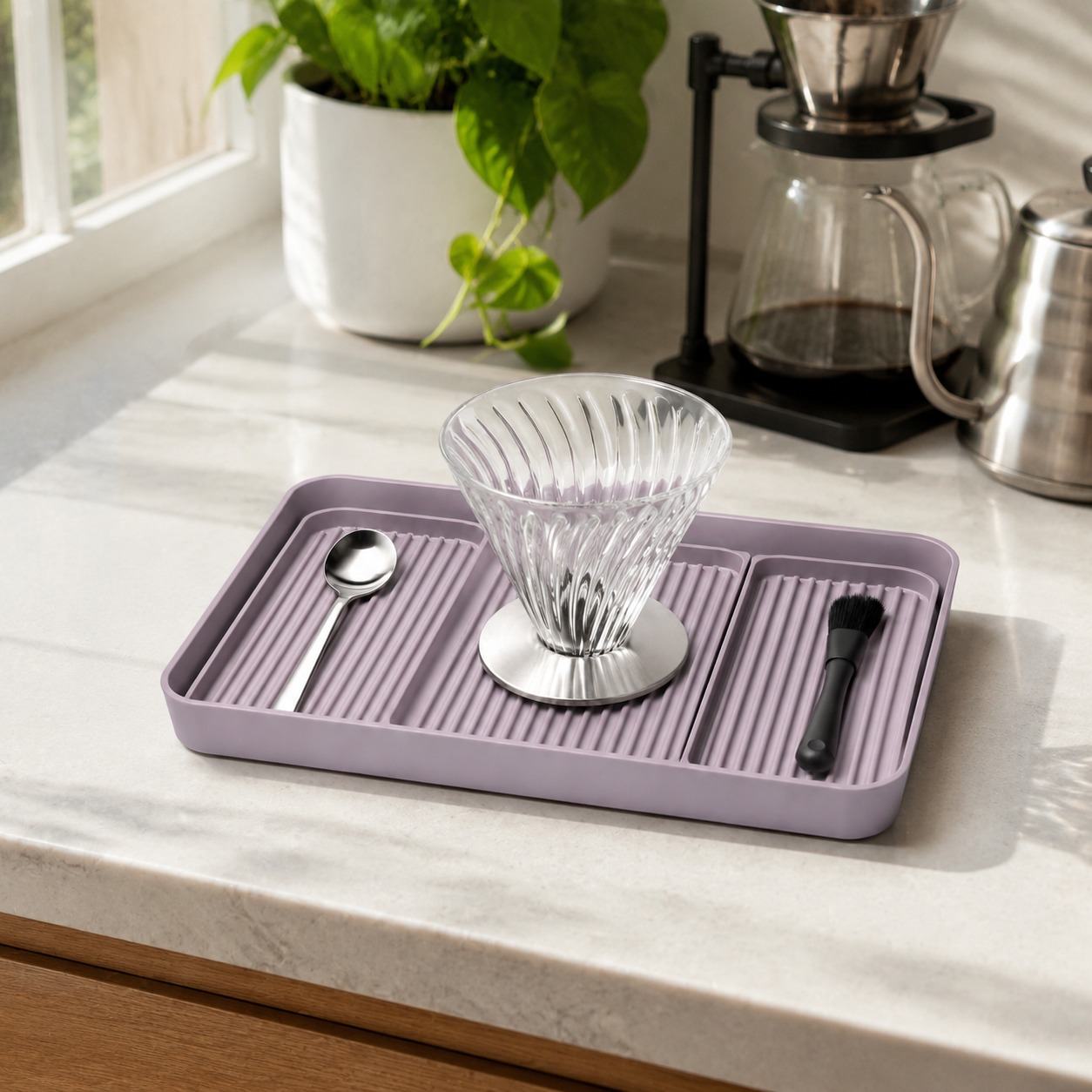 PebbleCatch Coffee Accessory Tray