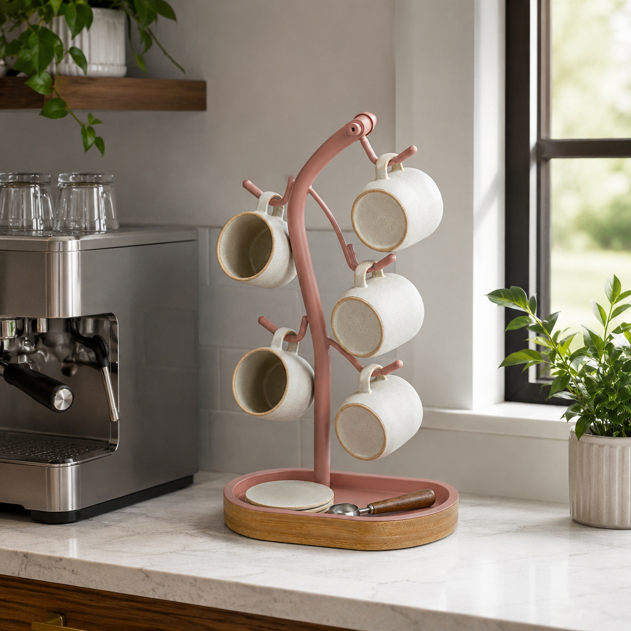 RiseArc Mug Display Rack