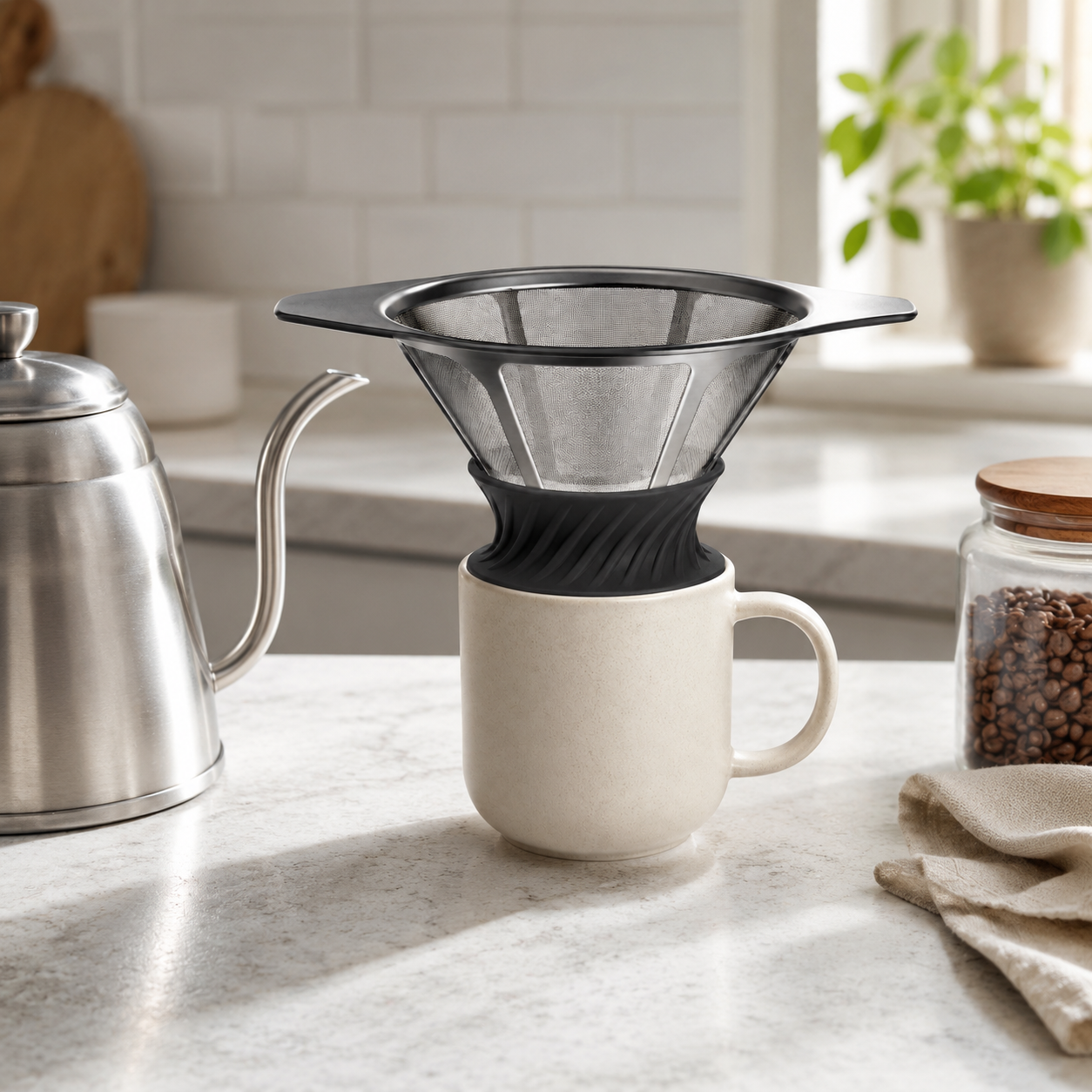 TwinFlow Reusable Coffee Dripper